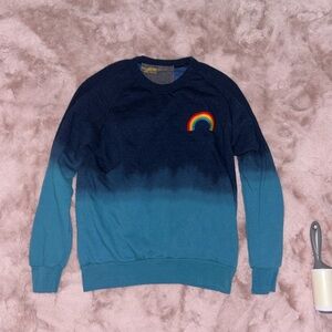 Tie-dye blue aviator nation, sweatshirt